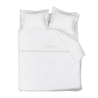 Afbeelding van Riviera Maison Salute dekbedovertrek Lits Jumeaux 240x200/220 Zand