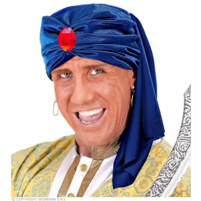 Afbeelding van Widmann Tulband Ali Baba Uniseks Volwassenen, Blauw, Standaard, 4512M