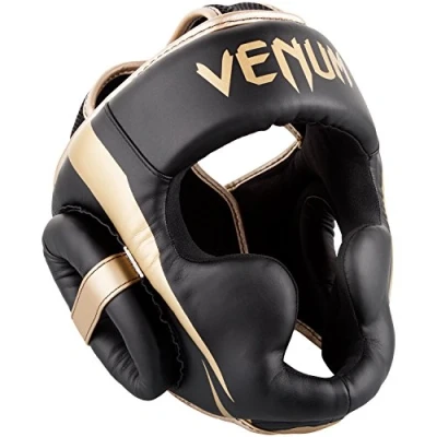 Afbeelding van Venum Hoofdbeschermer Elite Headgear Zwart Goud