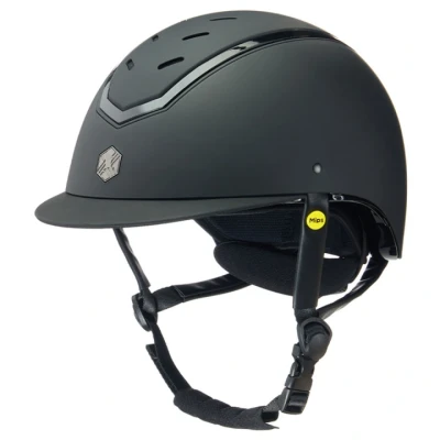 Afbeelding van Charles Owen Cap Kylo MIPS Black Matte/Black Gloss 52 55cm