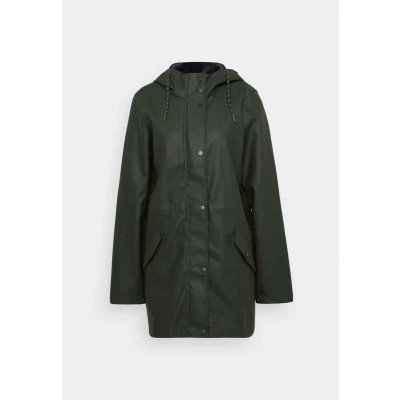 Afbeelding van Vero Moda Tall Vmmalou Coated Jacket Regenjas, Dames, Maat: XS, Peat