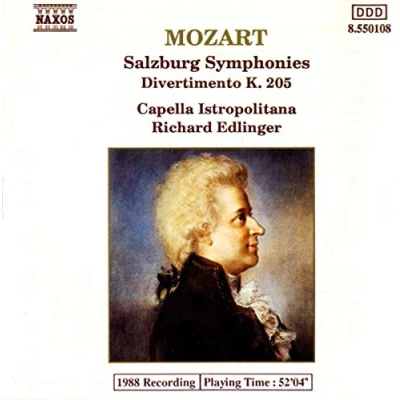 Afbeelding van Capella Istropolitana Salzburg Symphonies/Divertimenti (CD)