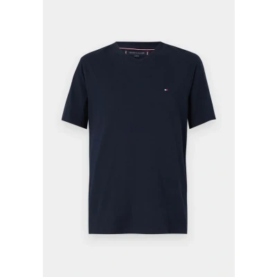 Afbeelding van Tommy Hilfiger Essential V NECK TEE Tshirt basic, Heren, Maat: XS, Desert sky
