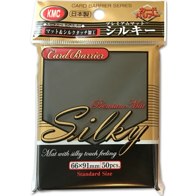 Afbeelding van KMC Sleeves Silky Matte Premium Black (50 stuks)