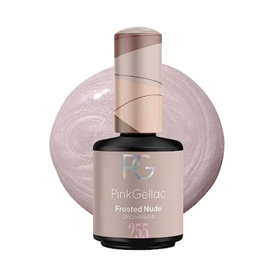 Afbeelding van Pink Gellac 255 Frosted Nude Gel Nagellak 15 Ml