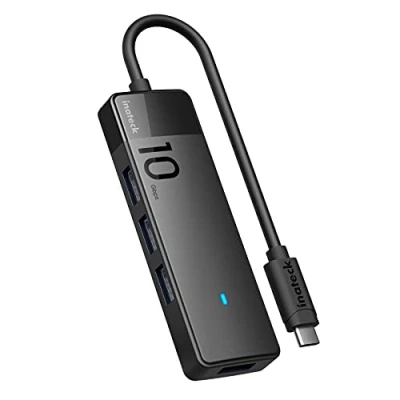 Afbeelding van Inateck USB 3.2 Gen 2 Speed C naar Hub met 4 A poorten, HB2025