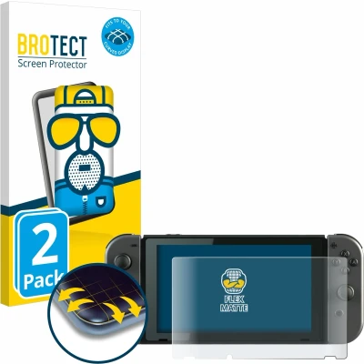 Afbeelding van BROTECT Matte schermbeveiliging (Switch), Andere spelaccessoires, Grijs
