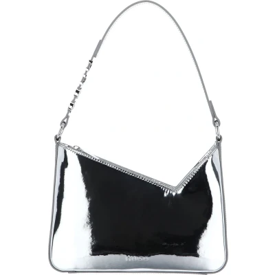 Afbeelding van HUGO MEL Shoulder BAG Handtas silvercoloured, Dames, Maat: One Size, Silver coloured