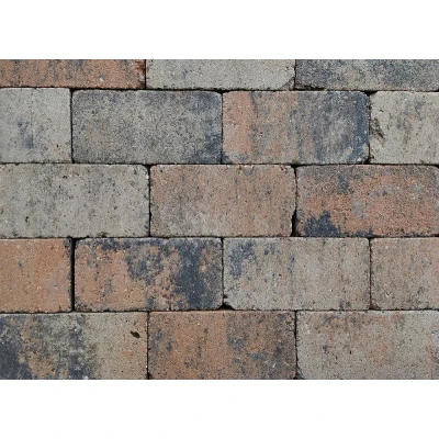 Afbeelding van Antieke trommel betonstraatsteen 21x10,5x6 cm musselkalk