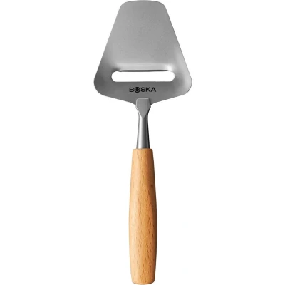 Afbeelding van Boska Kaasschaaf Amigo small Kaaschaaf voor belegen en oude kaas RVS Beukenhout Non stick