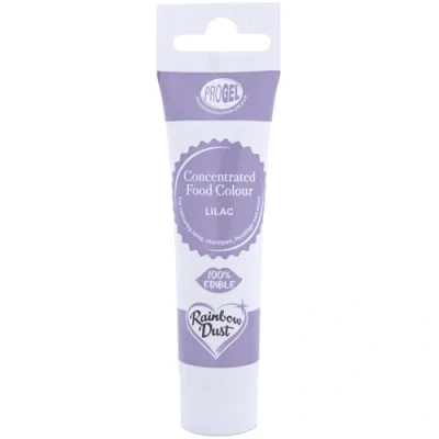 Afbeelding van Rainbow Dust ProGel Voedselkleurstof, concentraat, lila, gel, kleurstof voor gebak en taartdecoratie, tube van 25 g