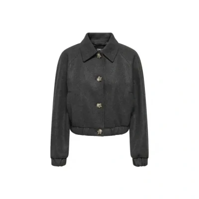 Afbeelding van Only Jas Onlnancy Life Collar Jacket Cc Otw 15321922 Dark Grey Melange Dames Maat XS
