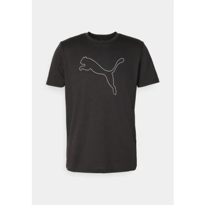 Afbeelding van TAD ESSENTIALS gemÃªleerd Cat T shirt voor Heren, Zwart, Maat L PUMA