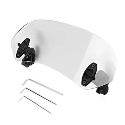 Afbeelding van DEWIN Motorvoorruit Motorfiets Windscherm, Universele Verstelbare Clip Op Voorruit Windscherm Accessoires