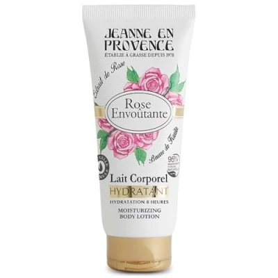 Afbeelding van JEANNE en PROVENCE Intensief hydraterende geurige lichaamsmelk betoverende roze geur 95% ingrediënten van natuurlijke oorsprong droge huid gemaakt in Frankrijk tot vet 200 ml