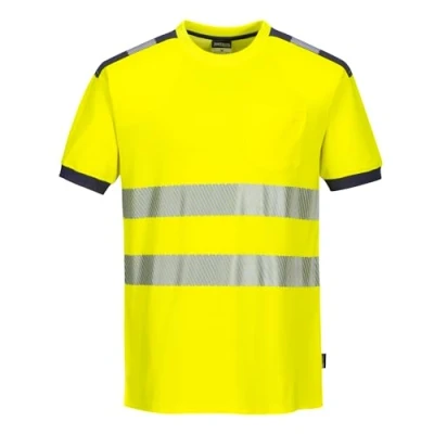 Afbeelding van PW3 Hi Vis Vision T Shirt Korte Mouw maat 4XL, YeBk