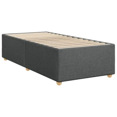 Afbeelding van vidaXL Bedframe stof donkergrijs 80x200 cm