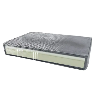 Afbeelding van Madison Orthopedisch kussen Velvet geel S