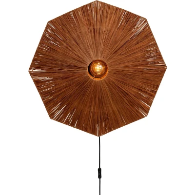 Afbeelding van GOOD&amp;MOJO Wandlamp Panama Bruin 65x7x65cm