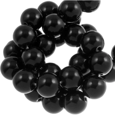 Afbeelding van Black Stone Kralen (10 mm) 39 Stuks