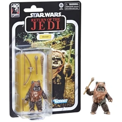 Afbeelding van Hasbro Star Wars Actiefiguur Wicket 15 cm Episode VI 40th Anniversary Black Series Multicolours