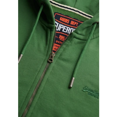 Afbeelding van Superdry Sweater met rits, Heren, Maat: Medium, Artichoke green