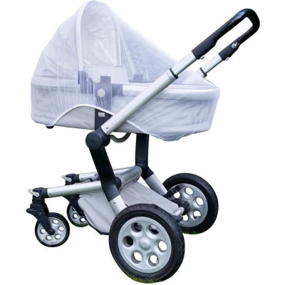 Afbeelding van Anti Muggennet voor Kinderwagen Klamboe Buggy Wit