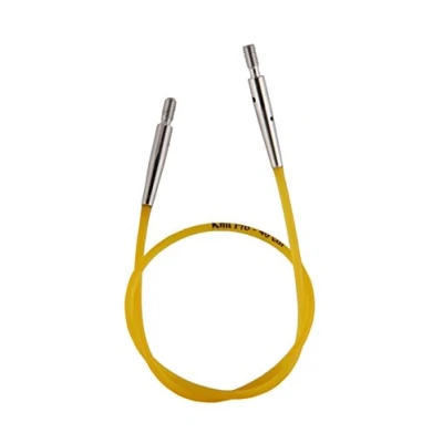 Afbeelding van KnitPro Kabel 40cm geel.