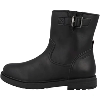 Afbeelding van Geox J Eclair Girl B, enkellaars dames, zwart.