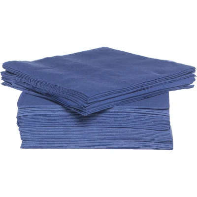 Afbeelding van Cosy &amp; Trendy Servet, 38 X Cm, Blauw, 40 Stuks Servetten