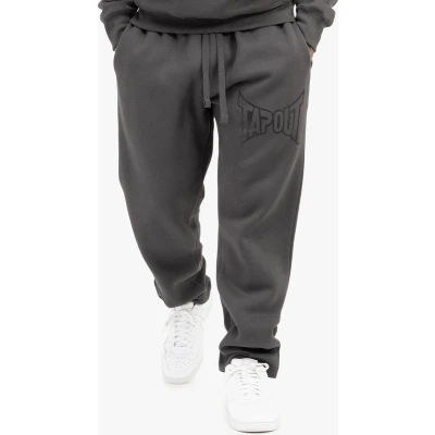 Afbeelding van Tapout Jogging Normale Passform Lifestyle Trainingsbroek, Heren, Maat: Large, Anthracite black