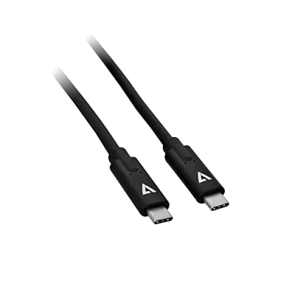 Image de V7 Câble USB C (M) reversible pour 2 m noir