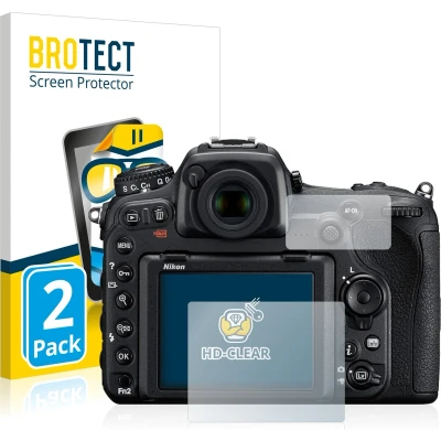 Afbeelding van BROTECT Screenprotector voor Nikon D500 Folie Beschermfolie transparant (2 Stuks)