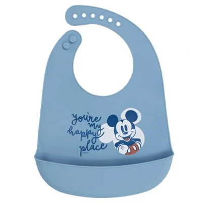Afbeelding van MICKY MOUSE FULL OF SMILES SILICONE SLADBJE