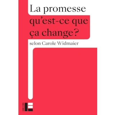 Afbeelding van La promesse