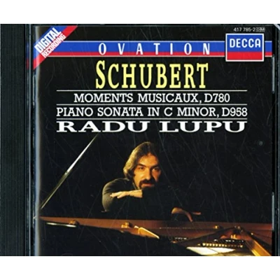 Afbeelding van Schubert: Moments musicaux, Piano Sonata in c D 958 / Lupu