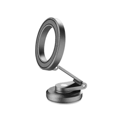 Afbeelding van cellularline Compact Mag Magnetische smartphonehouder in de auto Volledig opvouwbaar Magsafe technologie Compatibel met iPhone 12 Series en hoger Zwart