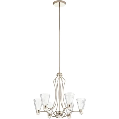 Afbeelding van Kichler LED Kroonluchter 36W 3000K 2375Lm 30 IP44 Polished Nickel
