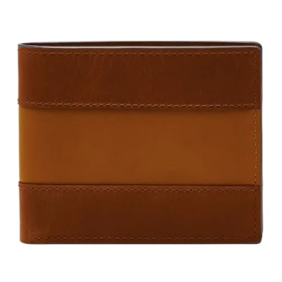Afbeelding van Fossil Everett Portemonnee, Heren, Maat: One Size, Brown