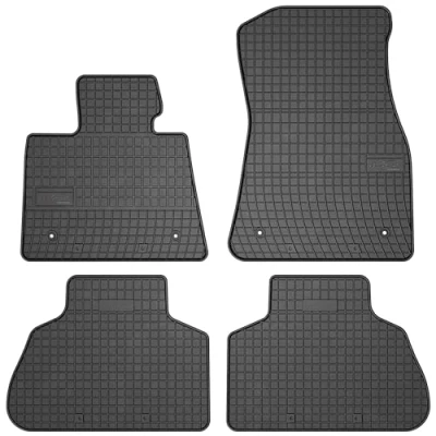 Afbeelding van M MOTOS Rubberen vloermat voor BMW X5 G05 vanaf 2018, verbeter je reiscomfort met de zwarte antislip mat auto, alle weersomstandigheden, bescherming tegen vuil