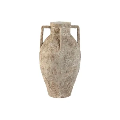 Afbeelding van Vaas Home ESPRIT Wit Metaal 21 x 37,5 cm