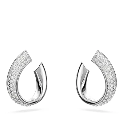 Afbeelding van Swarovski Oorbellen, Dames, Maat: One Size, White