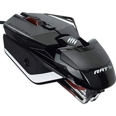 Afbeelding van Mad Catz R.A.T. 2+ Muis rechts en linkshandig optisch 5 knoppen met bekabeling USB zwart