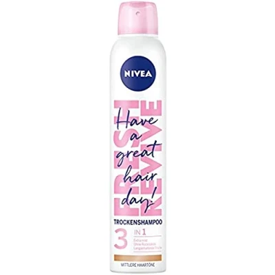 Afbeelding van NIVEA 3 in 1 shampoo voor brunette en medium potlood, fris, 2 verpakkingen (2 x 200 ml)