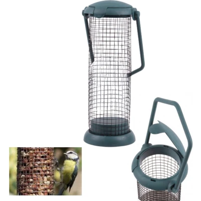 Afbeelding van Synx Tools vogel Houder Groen Vogelvoer voerbak Vogels voor Ophang
