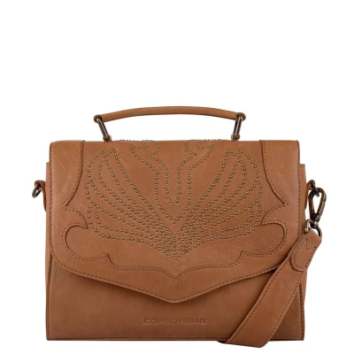 Afbeelding van Cowboysbag Mission Citybag fawn handtas dames