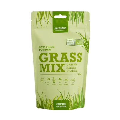 Afbeelding van Grassmix raw juice powder (200 Gram)
