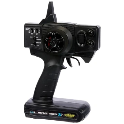 Afbeelding van Carson 500500048 FS reflex X1 2 kanaals 2.4G voertuig, tamiya KIT compatibel, modelbouw, toebehoor, ontvanger, RC transmissie, 4 GHz afstandsbediening