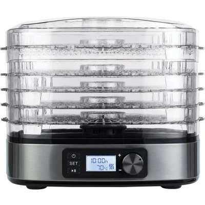 Afbeelding van MPM Voedseldroger 5 Niveaus met Temperatuurregeling LCD Display Timer 380W