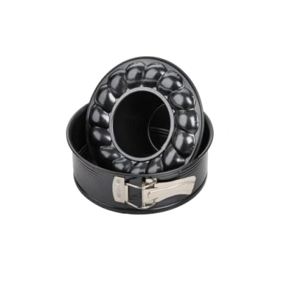 Afbeelding van Zenker 6530 springvorm, rond, 32,5 cm, taartvorm, ronde staal, teflon, zwart, cm